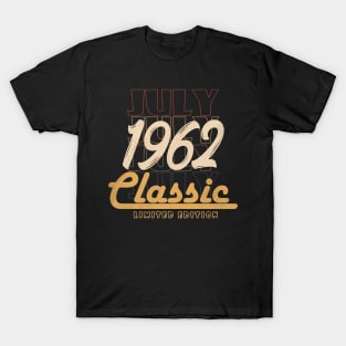 july 1962 birthday T-Shirt